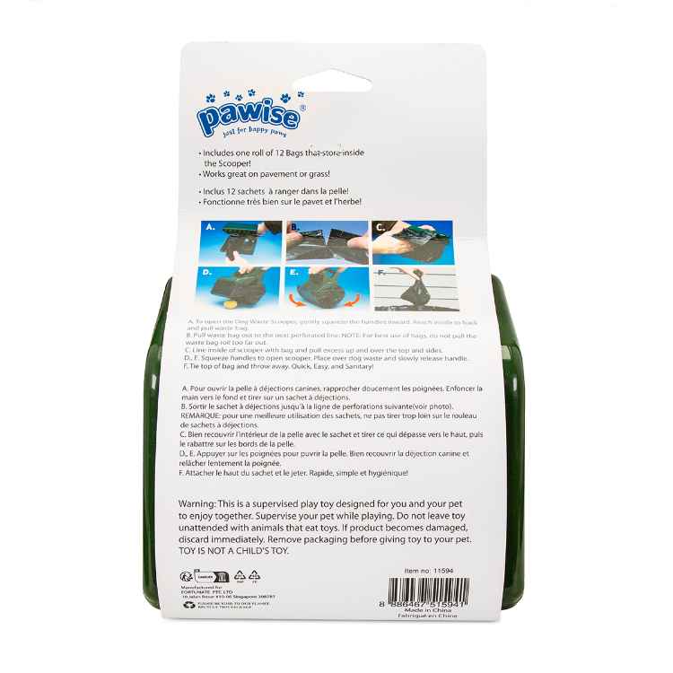 Picture of PET WASTE PAWISE Waste Scooper with Bags