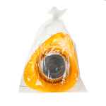 Picture of BOWL PAWISE STAINLESS STEEL W/ PLASTIC STAND Orange - 350mL