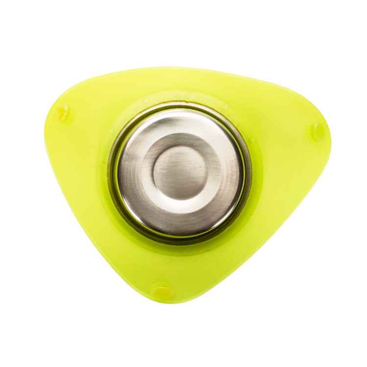 Picture of BOWL PAWISE STAINLESS STEEL W/ PLASTIC STAND Yellow - 750mL