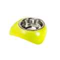 Picture of BOWL PAWISE STAINLESS STEEL W/ PLASTIC STAND Yellow - 750mL