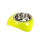 Picture of BOWL PAWISE STAINLESS STEEL W/ PLASTIC STAND Yellow - 750mL
