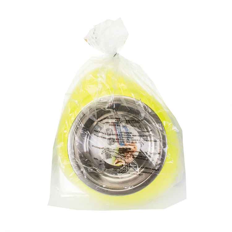 Picture of BOWL PAWISE STAINLESS STEEL W/ PLASTIC STAND Yellow - 750mL