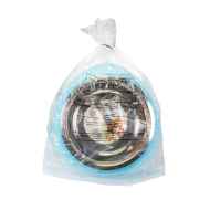 Picture of BOWL PAWISE STAINLESS STEEL W/ PLASTIC STAND Blue - 1750mL
