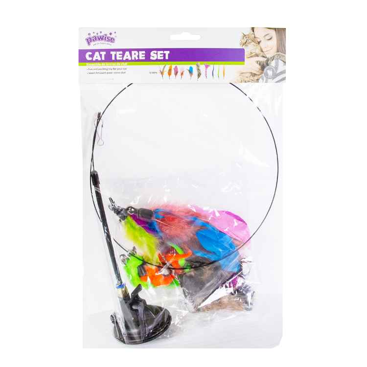Picture of TOY CAT PAWISE CAT TEARE Suction Teaser with 10 Toys