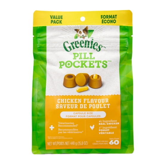 Picture of PILL POCKETS Dog Capsules Chicken Flavor - 15.8oz/448g