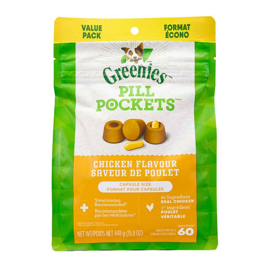 Picture of PILL POCKETS Dog Capsules Chicken Flavor - 15.8oz/448g