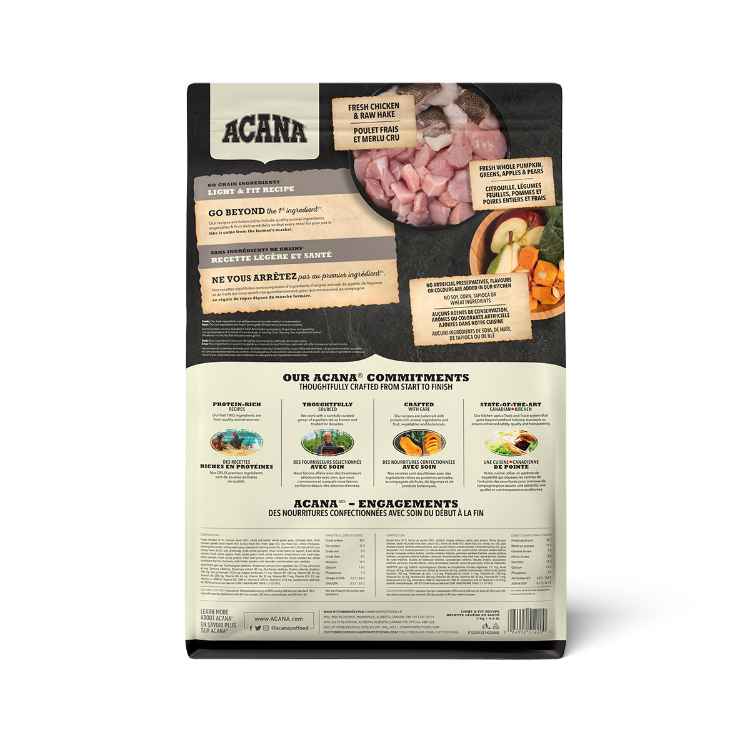 Picture of CANINE ACANA Light & Fit Recipe - 2kg/4.4lb