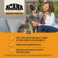 Picture of CANINE ACANA Highest Protein Wild Prairie Recipe - 2kg/4.4lb