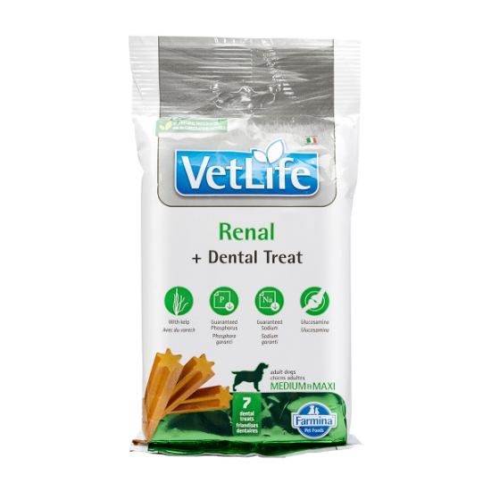 Picture of TREAT CANINE VETLIFE Renal + Dental Med/Maxi - 100g