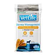 Picture of TREAT CANINE VETLIFE Derma Management + Dental Sweet Potato & Fish Med/Maxi - 100g