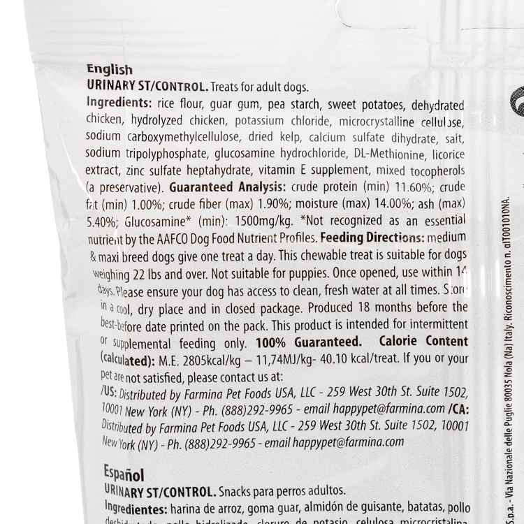 Picture of TREAT CANINE VETLIFE Urinary ST Control + Dental Med/Maxi - 100g