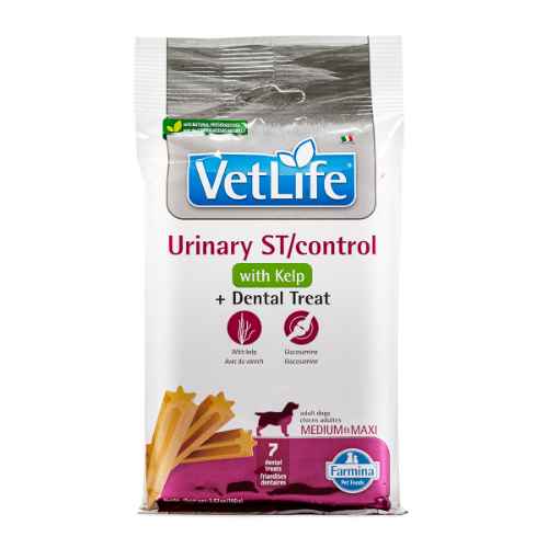 Picture of TREAT CANINE VETLIFE Urinary ST Control + Dental Med/Maxi - 100g(short dated)(so)