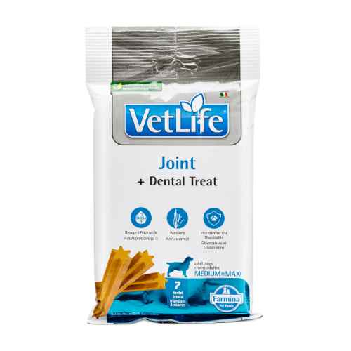 Picture of TREAT CANINE VETLIFE Joint + Dental Med/Maxi - 100g(short dated)