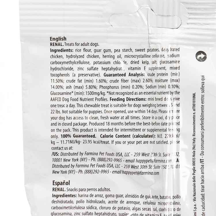 Picture of TREAT CANINE VETLIFE Renal + Dental Mini - 60g