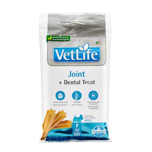 Picture of TREAT CANINE VETLIFE Joint + Dental Mini - 60g(short dated)