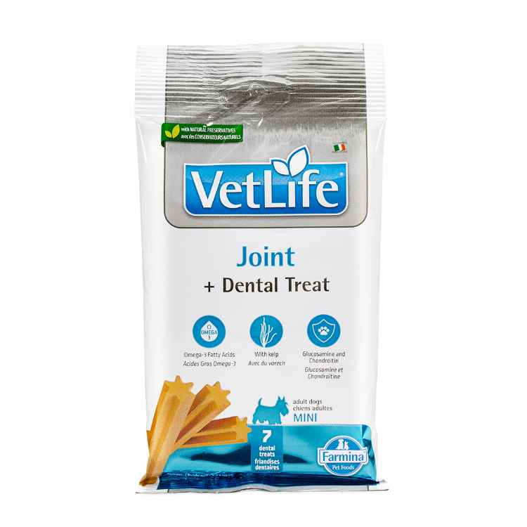 Picture of TREAT CANINE VETLIFE Joint + Dental Mini - 60g