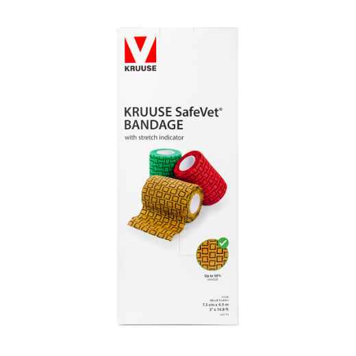 Picture of SAFEVET FLEXIBLE BANDAGE Assorted Colors 7.5cm x 4.5m - 10/box