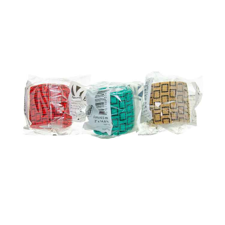 Picture of SAFEVET FLEXIBLE BANDAGE Assorted Colors 5cm x 4.5m - 10/box