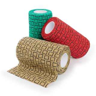 Picture of SAFEVET FLEXIBLE BANDAGE Assorted Colors 10cm x 4.5m - 10/box