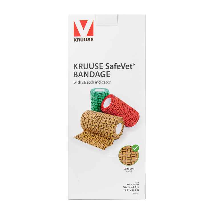 Picture of SAFEVET FLEXIBLE BANDAGE Assorted Colors 10cm x 4.5m - 10/box