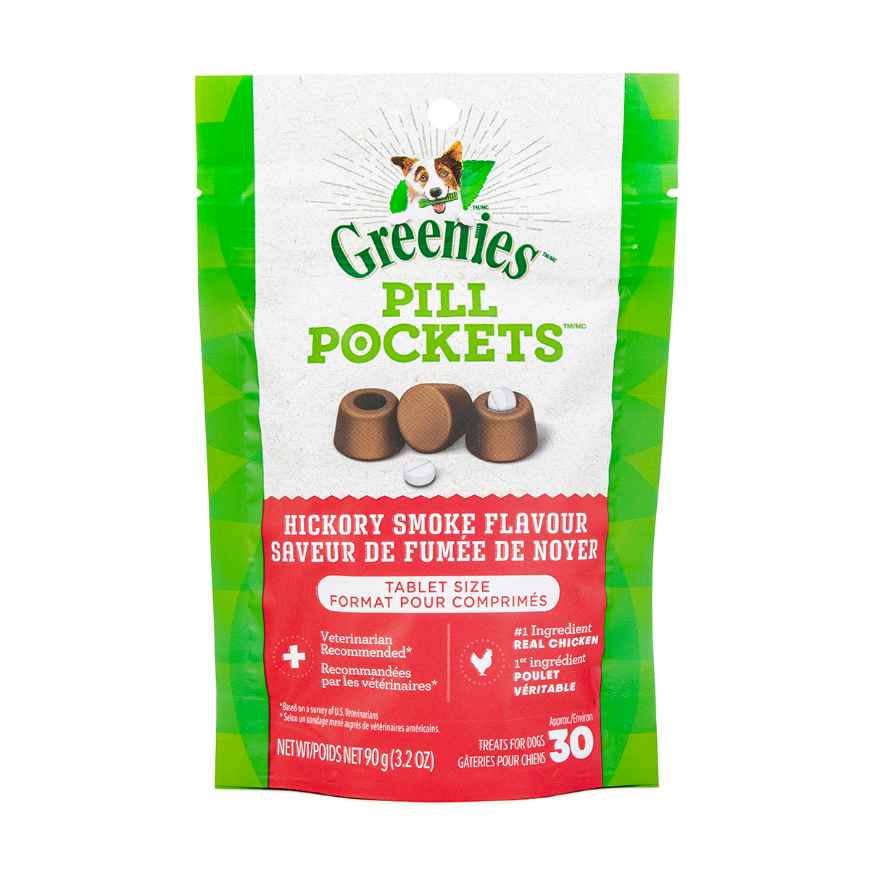 Picture of PILL POCKETS Dog Tablet Hickory Smoke Flavor - 3.2oz / 90g