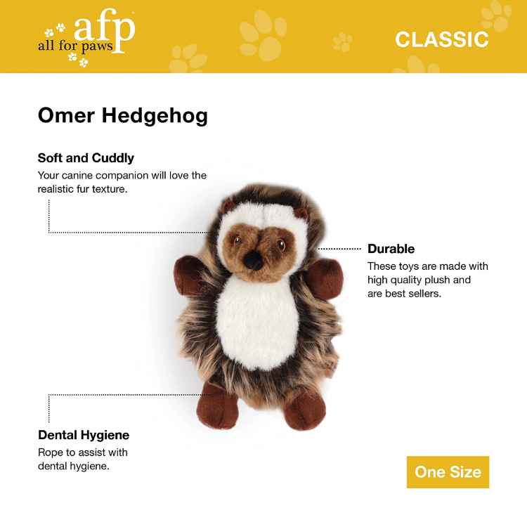 Picture of TOY CANINE AFP WOODLAND CLASSIC - Omer Hedgehog