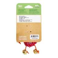 Picture of TOY CAT SILVER PAW ECO RATTAN BALL & BELLS - Fox