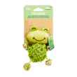 Picture of TOY CAT SILVER PAW ECO RATTAN BALL & BELLS - Frog