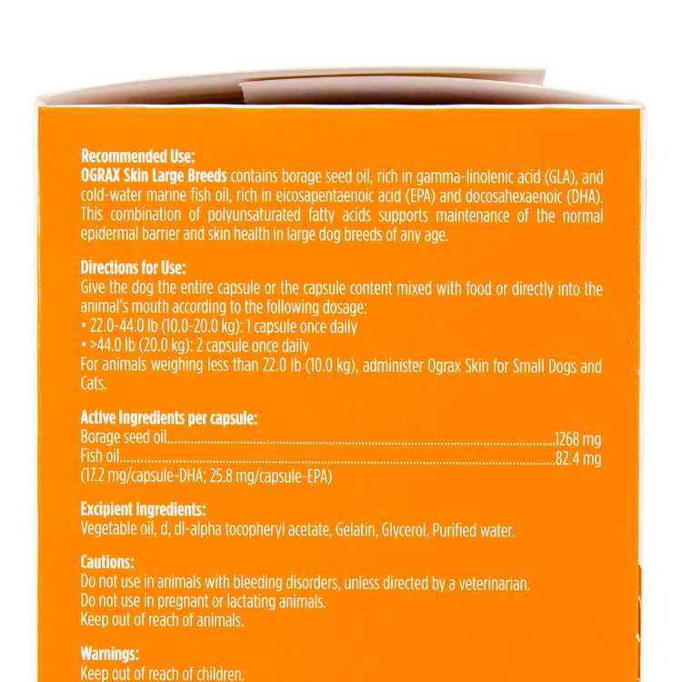 Picture of OGRAX SKIN LARGE BREED CAPS - 30's 