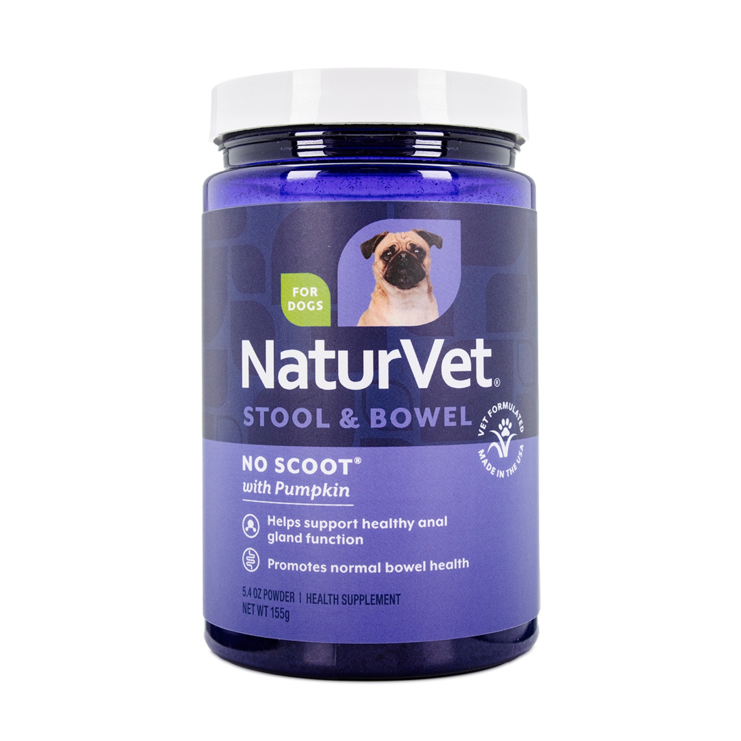 Picture of NATURVET NO SCOOT SUPPLEMENT POWDER - 155g/5.4oz 