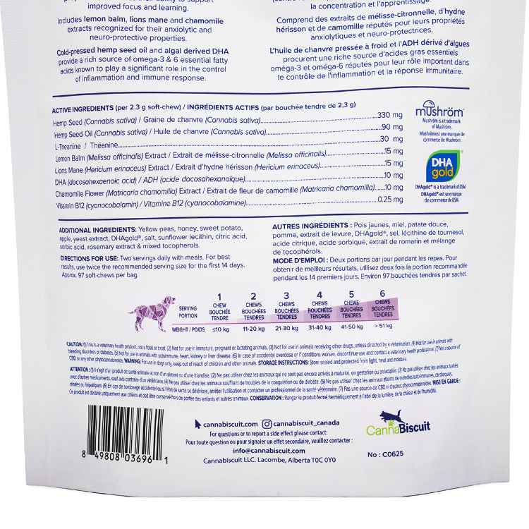 Picture of CANNABISCUIT CALMING - 225g