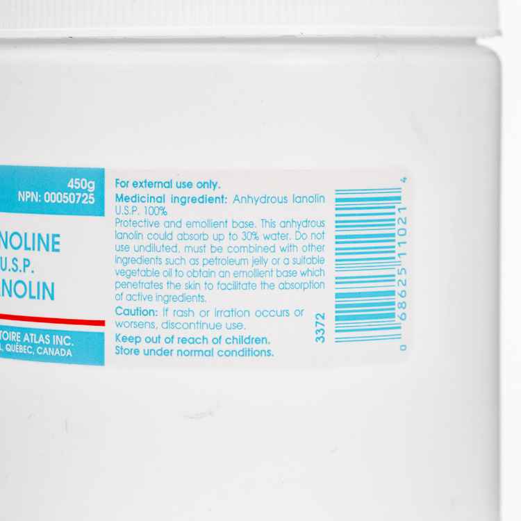 Picture of LANOLIN ANHYDROUS OINTMENT - 450g