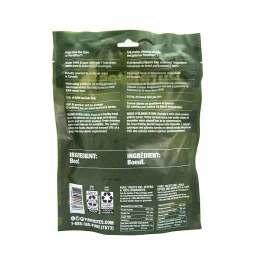 Picture of TREAT PUREBITES CANINE AIR DRIED Beef Tenders - 7.5oz/213g