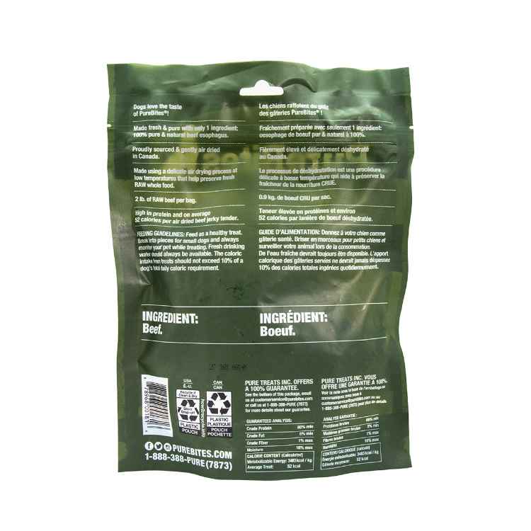 Picture of TREAT PUREBITES CANINE AIR DRIED Beef Tenders - 7.5oz/213g