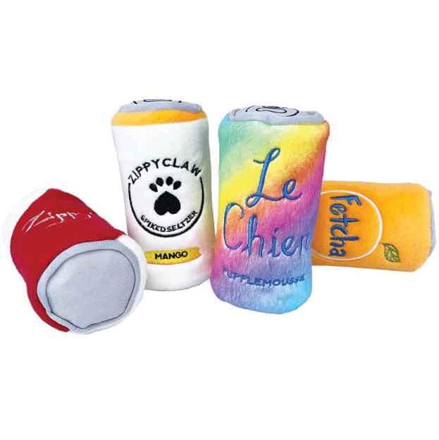 Picture of ZIPPYPAWS SQUEAKIE CAN - Assorted Styles