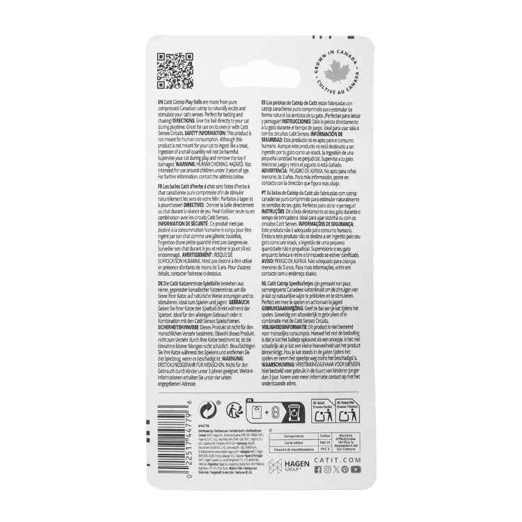 Picture of TOY CAT CATIT PLAY BALL Catnip - 2/pk