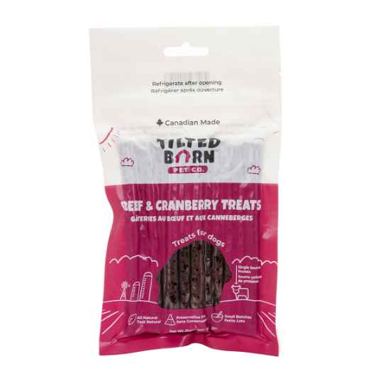 Picture of TREAT CANINE TILTED BARN Beef and Cranberry - 100g