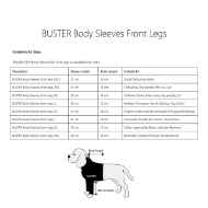 Picture of BUSTER BODY SLEEVE with FRONT LEGS - Small
