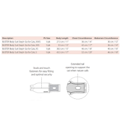 Picture of BUSTER FELINE BODY SUIT Step'n Go (273948)- X Small