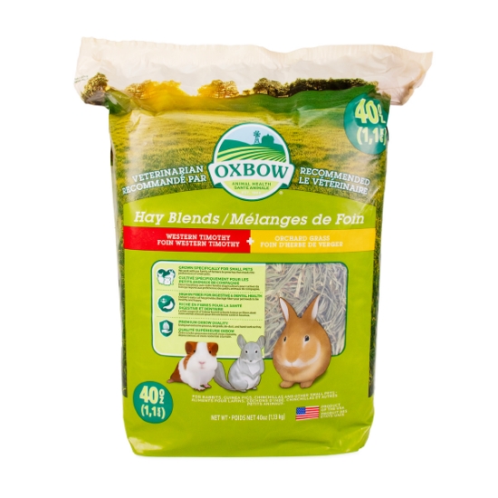 Picture of OXBOW HAY BLENDS WESTERN TIMOTHY+ ORCHARD GRASS - 1.13kg/40oz