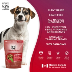 Picture of TREAT CANINE FOLEYBITES Cranberry & Chia - 14.10oz / 400g