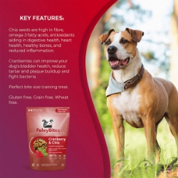 Picture of TREAT CANINE FOLEYBITES Cranberry & Chia - 14.10oz / 400g