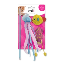 Picture of TOY FELINE CATIT TEASER SEA ANIMAL SET - 3/pk