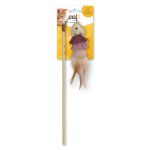 Picture of TOY FELINE CATIT FISH TEASER with FEATHER TAIL
