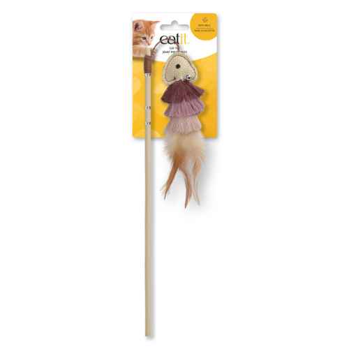 Picture of TOY CAT CATIT FISH TEASER with FEATHER TAIL