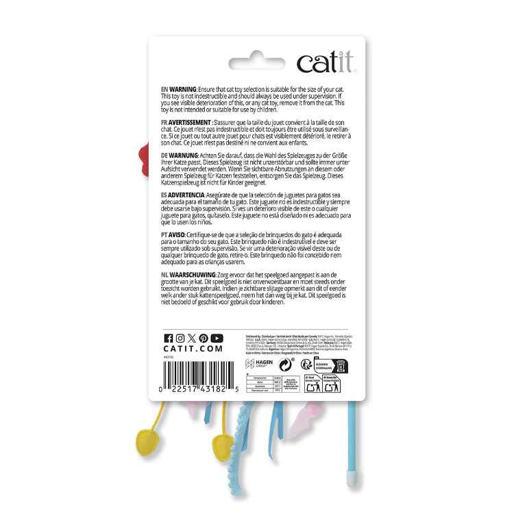 Picture of TOY FELINE CATIT TEASER SEA ANIMAL SET - 3/pk