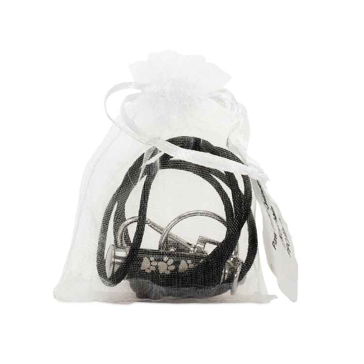 Picture of CREMATION JEWELRY Stainless Steel Paw Print Cylinder