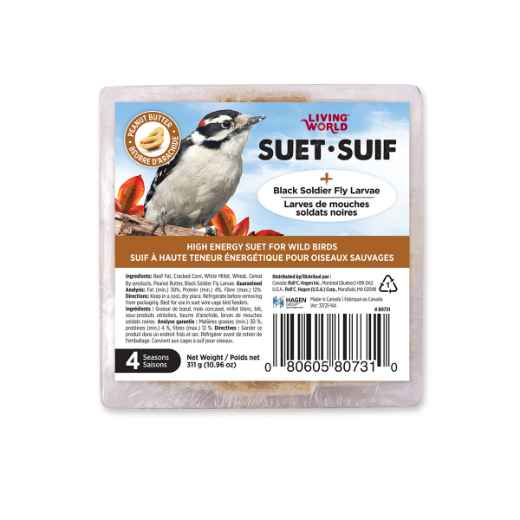 Picture of LIVING WORLD BIRD SUET Peanut Butter - 311g