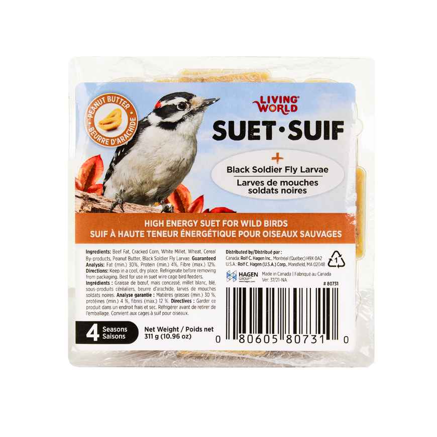 Picture of LIVING WORLD BIRD SUET Peanut Butter - 311g