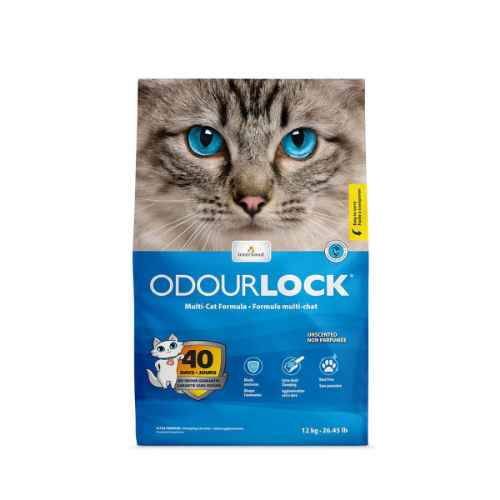 Picture of CAT LITTER ODOURLOCK MULTICAT CLUMPING UNSCENTED - 12kg